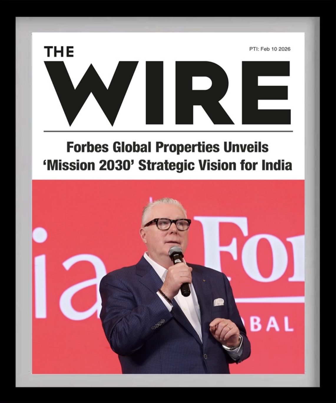 The Wire news coverage of Forbes Global Properties Mission 2030 strategic vision